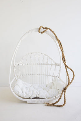 Hapuna Hanging Chair - White - Modern Boho Interiors