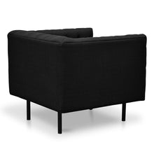 Load image into Gallery viewer, Harford Armchair - Black - Modern Boho Interiors