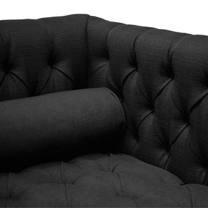 Harford Armchair - Black - Modern Boho Interiors