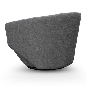 Hemy Lounge Chair - Oslo Grey - Modern Boho Interiors