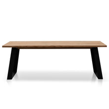 Load image into Gallery viewer, Hudson Dining Table 2.2m - Rustic Oak - Modern Boho Interiors