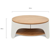 Load image into Gallery viewer, Jackson Round Coffee Table 82cm - Modern Boho Interiors