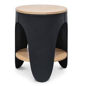 Jackson Side Table - Black - Modern Boho Interiors