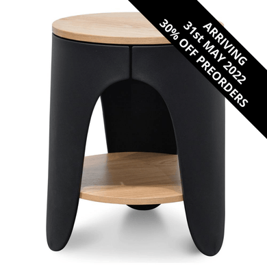 Jackson Side Table - Black - Modern Boho Interiors