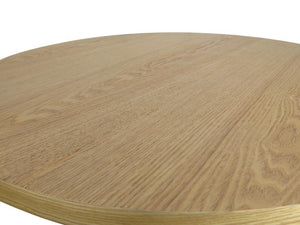 Jean Prouv Replica Round Dining Table 80cm - Natural - Modern Boho Interiors