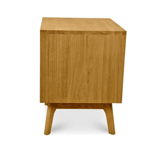 Johan Bedside Table - Natural Oak - Modern Boho Interiors