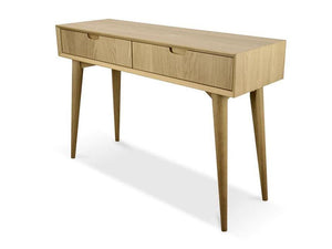 Johansen Console Table With Drawers - Natural - Modern Boho Interiors