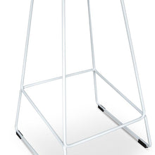 Load image into Gallery viewer, Josie Bar Stool - All White - Modern Boho Interiors