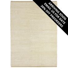 Load image into Gallery viewer, Jute Natural Rug 80x350 - White - Modern Boho Interiors