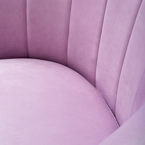 Kellie Armchair - Blush Velvet - Modern Boho Interiors