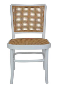 Kembla Chair - White & Natural - Modern Boho Interiors