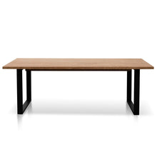 Load image into Gallery viewer, Kenny Dining Table 2.2m - Rustic Oak - Modern Boho Interiors