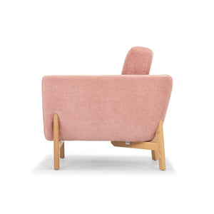 Kirra Armchair - Dusty Blush - Modern Boho Interiors