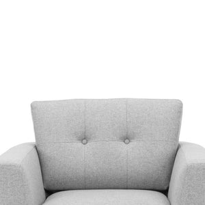 Kirra Armchair - Light Grey - Modern Boho Interiors