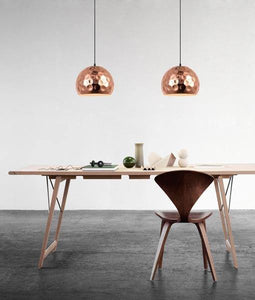 Kope Copper Plated Wine Glass Pendant Light - Modern Boho Interiors