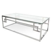 Load image into Gallery viewer, Lagi Coffee Table 1.2m - Stainless Steel Base - Modern Boho Interiors