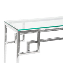 Load image into Gallery viewer, Lagi Console Table 1.15m - Stainless Steel Base - Modern Boho Interiors