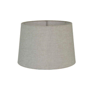 Lamp Shade (Large Drum) 16" x 14" x 10" - Textured Ivory - Modern Boho Interiors