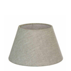 Lamp Shade (Large Taper) 16" x 11" x 10" - Light Natural Linen - Modern Boho Interiors