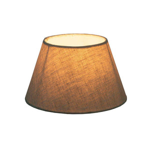 Lamp Shade (Small Taper) 12" x 8" x 9" - Light Natural Linen - Modern Boho Interiors