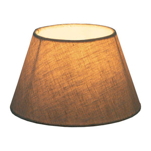 Lamp Shade (XL Taper) 18" x 13" x 10" - Light Natural Linen - Modern Boho Interiors