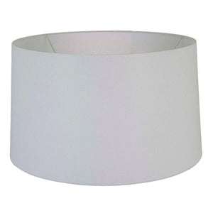 Lamp Shade (XXXL Drum) 24" x 22" x 14" - Textured Ivory - Modern Boho Interiors