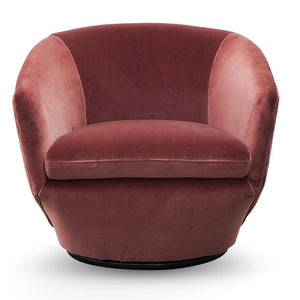 Hemy Lounge Chair - Blood Orange - Modern Boho Interiors