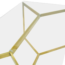 Load image into Gallery viewer, Luxe Glass Dining Table 1.9m - Gold Base - Modern Boho Interiors