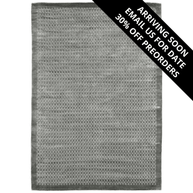 Luxe Spotted Rug 300x400 - Steel - Modern Boho Interiors