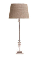 Load image into Gallery viewer, Lyon Table Lamp Base - Antique Silver - Modern Boho Interiors