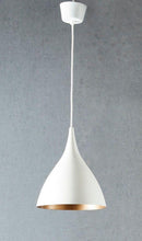 Load image into Gallery viewer, MacMillan Pendant Light (Small) - White Brass - Modern Boho Interiors