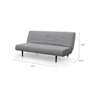 Malia 2 Seater Sofa Bed - Cloudy Grey - Modern Boho Interiors