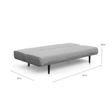 Load image into Gallery viewer, Malia 2 Seater Sofa Bed - Cloudy Grey - Modern Boho Interiors