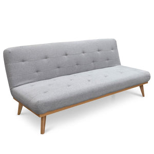 Malia 2 Seater Sofa Bed - Moonlight Grey - Modern Boho Interiors