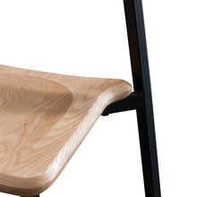 Load image into Gallery viewer, Malt Dining Chair - Matt Black, Natural Seat - Modern Boho Interiors