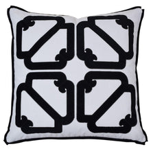 Load image into Gallery viewer, Manly Cushion Cover - Black - Modern Boho Interiors