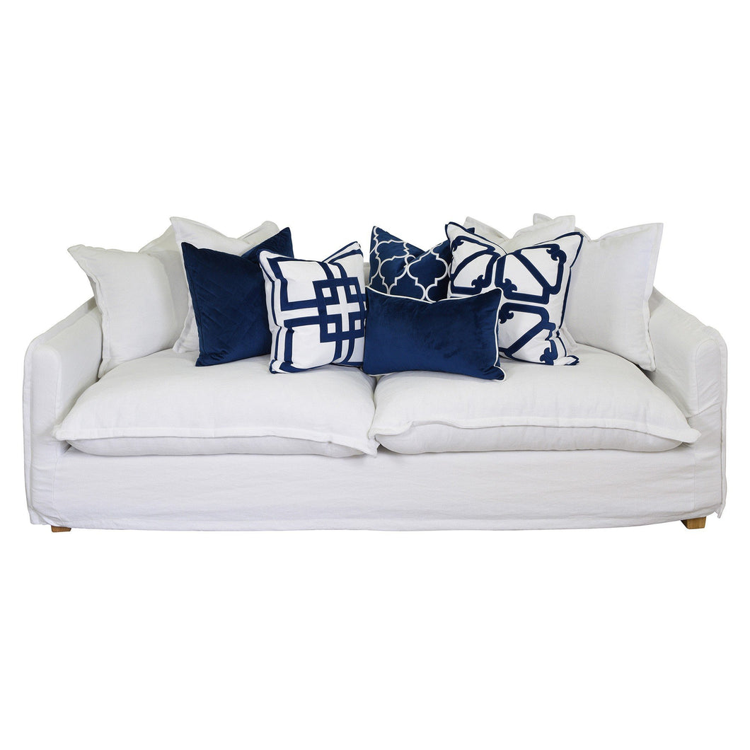 Melrose Sofa - White - Modern Boho Interiors