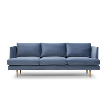 Load image into Gallery viewer, Mila 3 Seater Sofa - Dust Blue - Modern Boho Interiors