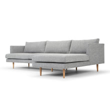 Load image into Gallery viewer, Mila 3 Seater Sofa With Right Chaise - Graphite Grey - Modern Boho Interiors