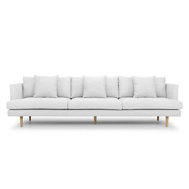 Mila 4 Seater Sofa - Grey - Modern Boho Interiors