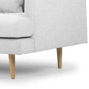 Mila 4 Seater Sofa - Grey - Modern Boho Interiors