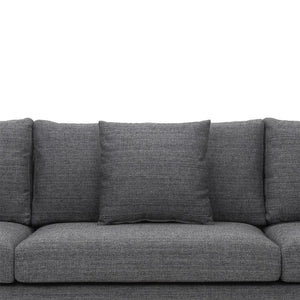 Mila 4 Seater Sofa - Metal Grey - Modern Boho Interiors