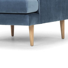 Load image into Gallery viewer, Mila Armchair - Dust Blue - Modern Boho Interiors