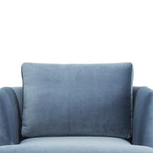 Mila Armchair - Dust Blue - Modern Boho Interiors