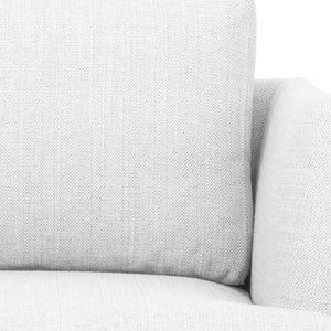 Mila Armchair - Light Texture Grey - Black Legs - Modern Boho Interiors