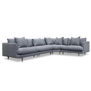 Mila Modular Sofa - Graphite Grey - Modern Boho Interiors