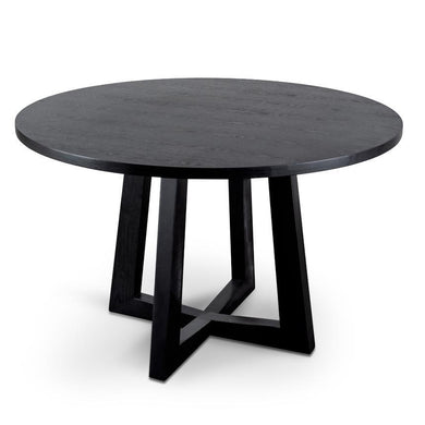 Monty Dining Table 1.2m - Black - Modern Boho Interiors
