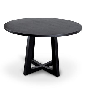 Monty Dining Table 1.2m - Black - Modern Boho Interiors