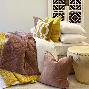 Mosman Cushion Cover - Gold - Modern Boho Interiors