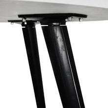 Load image into Gallery viewer, Natalie Dining Table 1m - White Top, Black Legs - Modern Boho Interiors